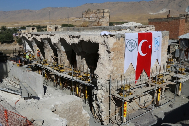 Hasankeyf'teki son eserin taşınmasına başlandı